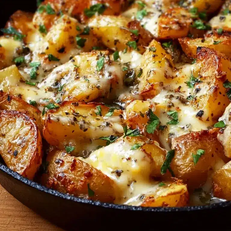 Crockpot Garlic Parmesan Chicken and Potatoes Skillet Recipe