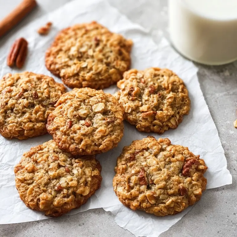 Oatmeal Chai Cookies with Pecans Recipe