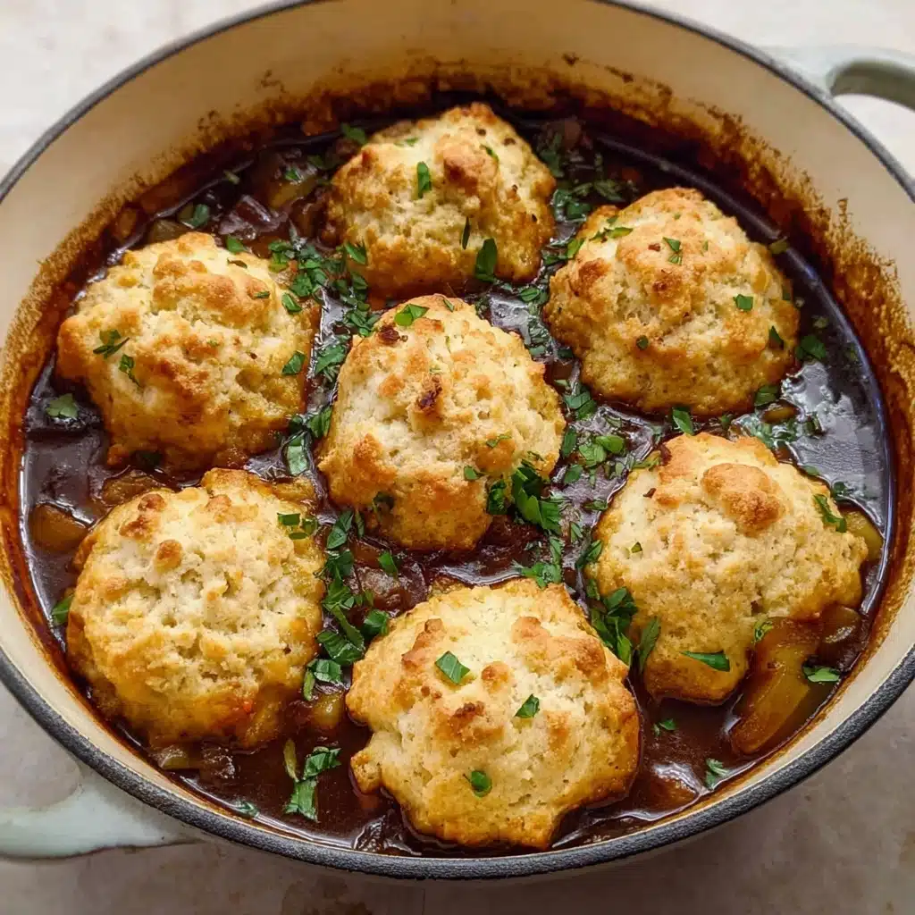 Tasty Beef Stew and Dumplings Recipe - Recipe Image