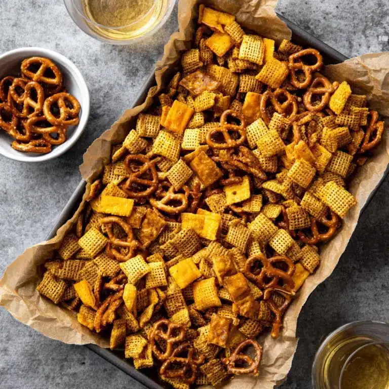 Texas Trash Spicy Chex Mix Recipe