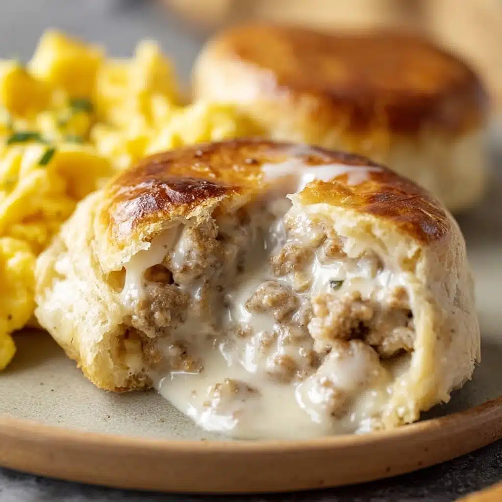 Biscuits and Gravy Bombs Recipe - Recipe Image