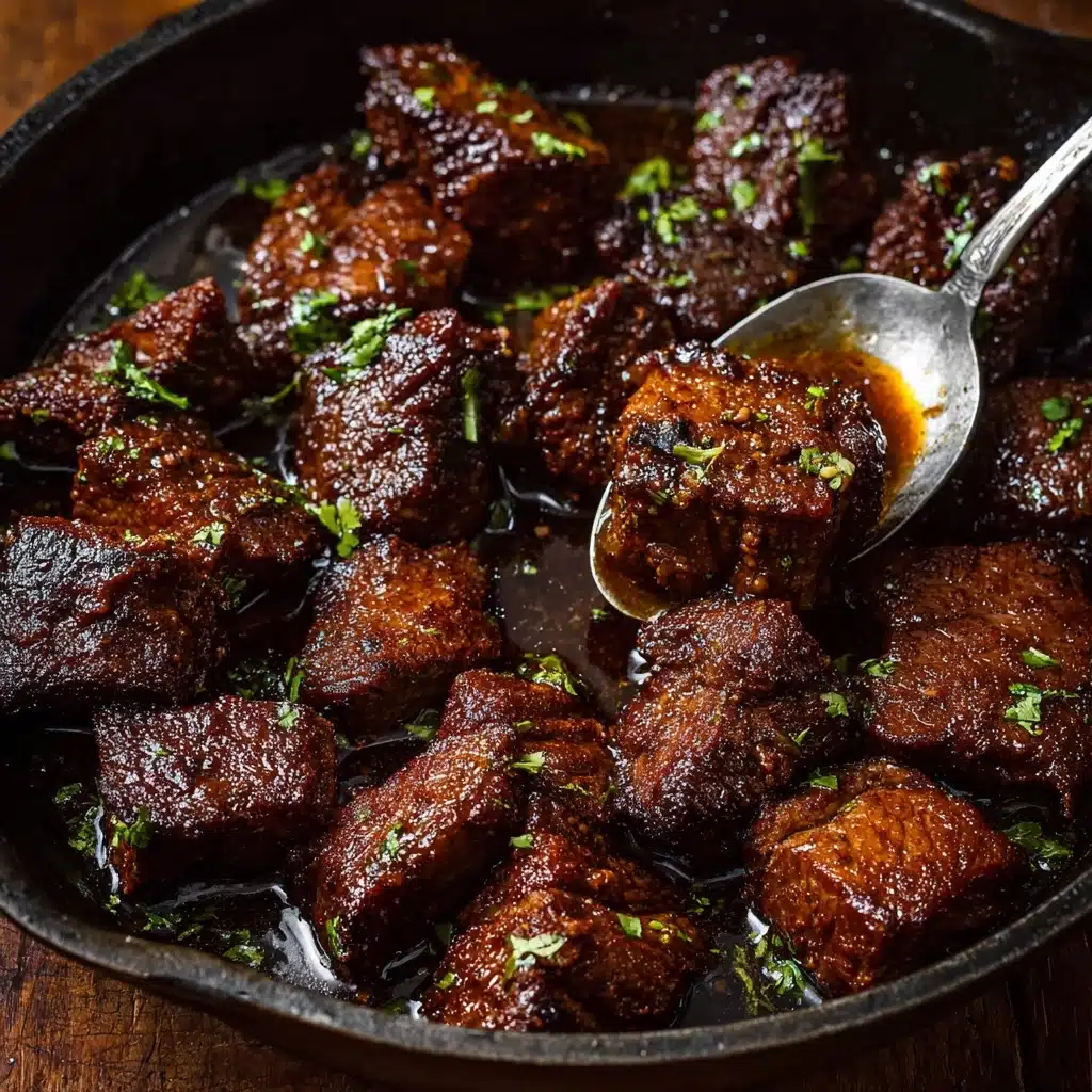Cajun Garlic Butter Steak Bites Recipe - Recipe Image