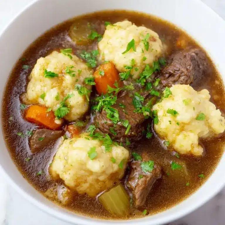 Beef Stew and Dumplings Recipe