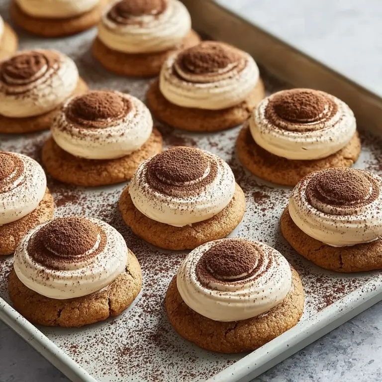 Tiramisu Sandwich Cookies Recipe