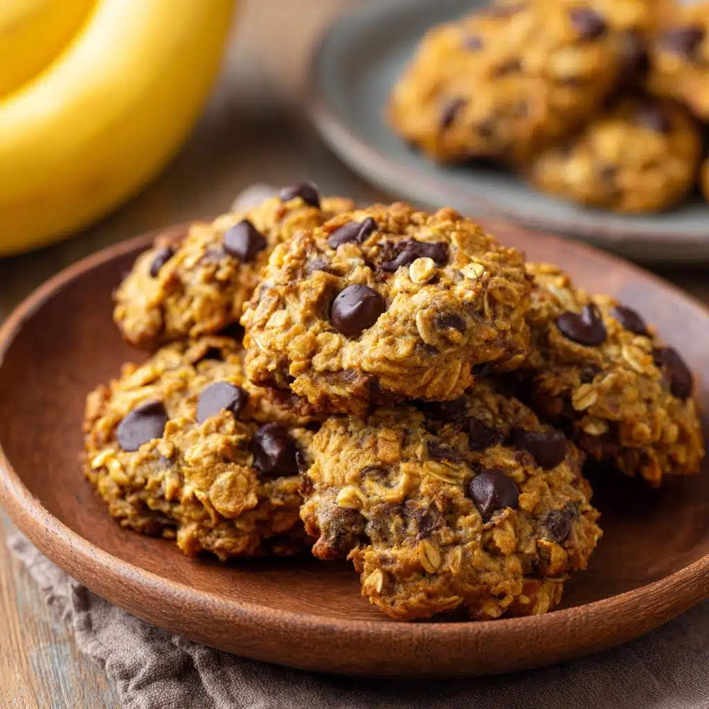 Peanut Butter Banana Oatmeal Cookies Recipe - Recipe Image