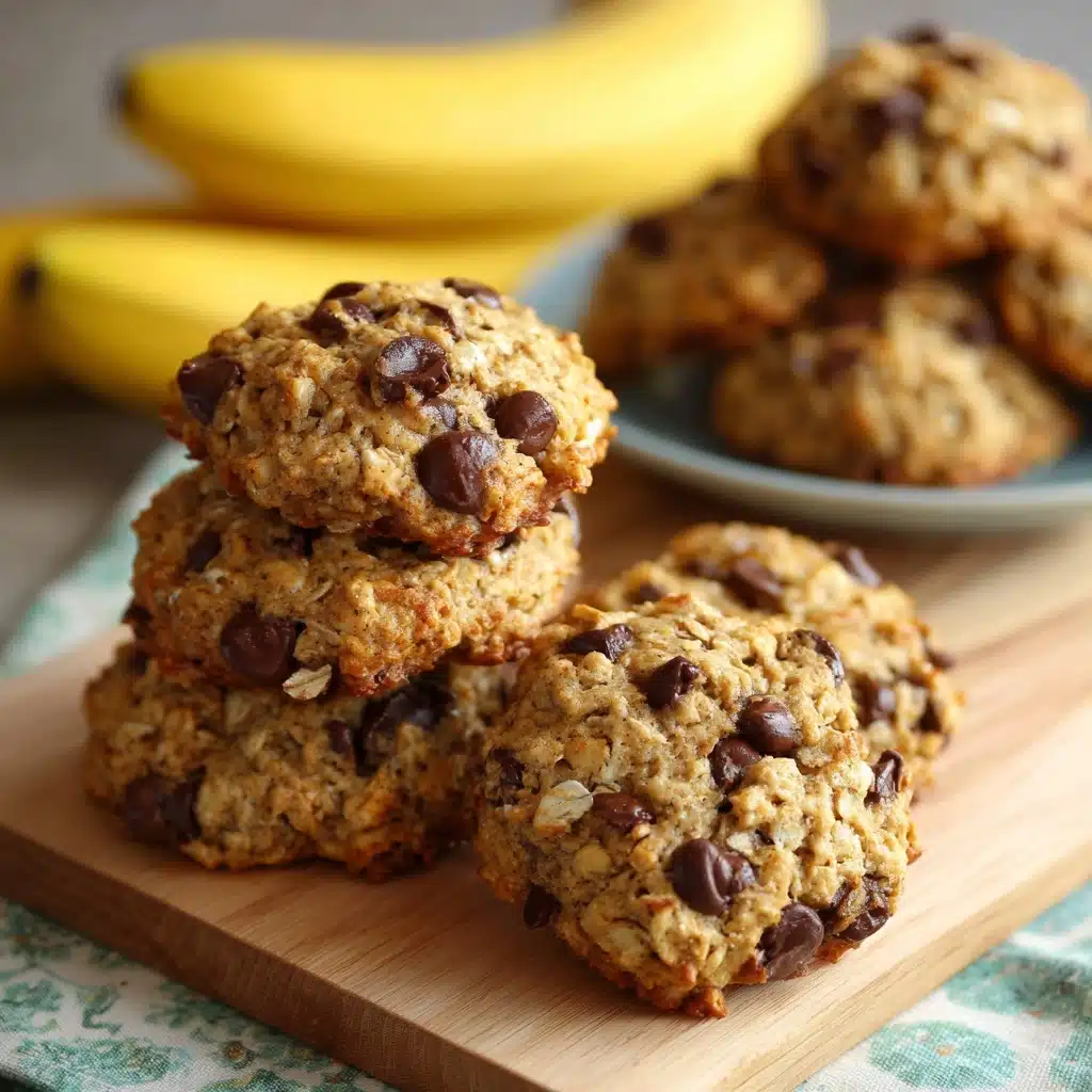 Peanut Butter Banana Oatmeal Cookies Recipe - Recipe Image