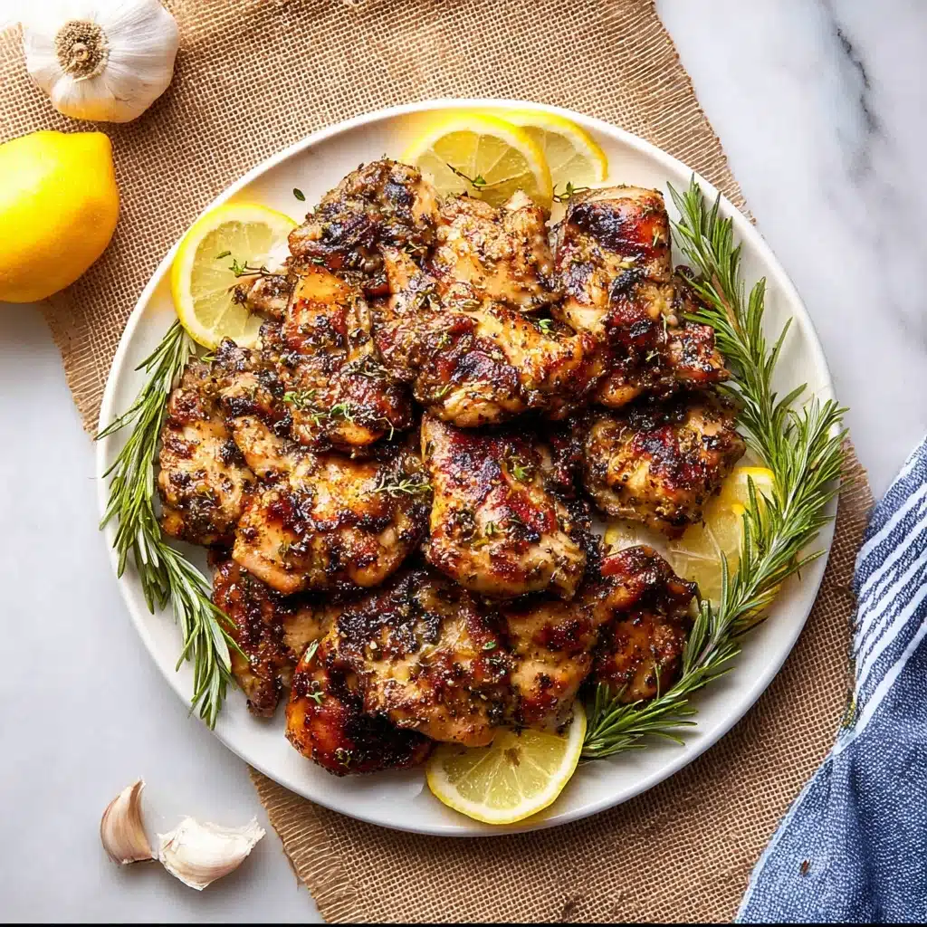 Lemon & Garlic Greek Marinated Chicken Recipe - Recipe Image