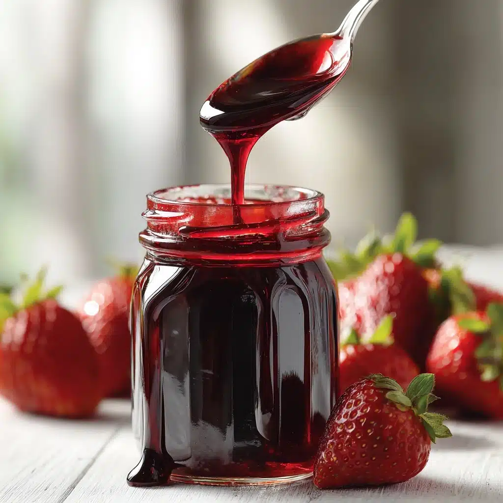 Homemade Strawberry Coffee Syrup Recipe - Recipe Image