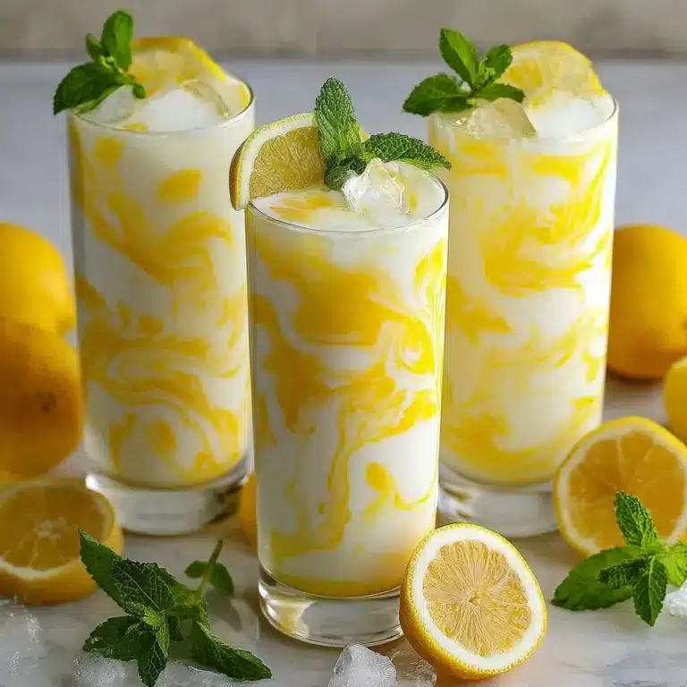 Condensed Milk Lemonade Refreshing Summer Drink Idea Recipe