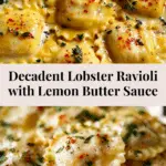 Lobster Ravioli in Lemon Butter Sauce Recipe