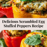 Breakfast Scrambled Egg Stuffed Peppers Recipe