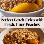 Amazing Peach Crisp with Fresh Peaches: 1 Secret Revealed Recipe