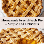 Fresh Peach Pie Recipe