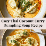 Thai Coconut Curry Dumpling Soup Recipe