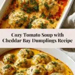 Best Tomato Soup with Cheddar Bay Dumplings Recipe