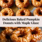Baked Pumpkin Donuts with Maple Glaze Recipe
