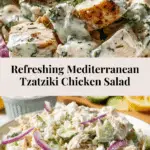 Mediterranean Tzatziki Chicken Salad Recipe
