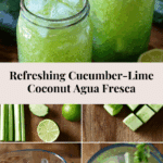 Cucumber-Lime Agua Fresca with Coconut Water Recipe