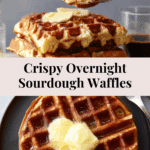 Overnight Sourdough Waffles Recipe