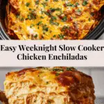 Slow Cooker Chicken Enchilada Casserole Recipe