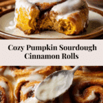 Pumpkin Sourdough Cinnamon Rolls Recipe