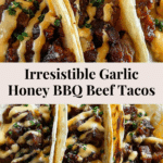 Garlic Butter Honey BBQ Beef Tacos Recipe