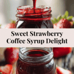 Homemade Strawberry Coffee Syrup Recipe