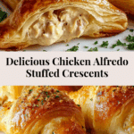 Chicken alredo Stuffed Crescent Recipe