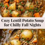 Easy Lentil Potato Soup Recipe