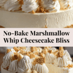 Marshmallow Whip Cheesecake : No-Bake Dream Dessert Recipe