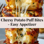 Cheesy Mashed Potato Puff Bites Recipe