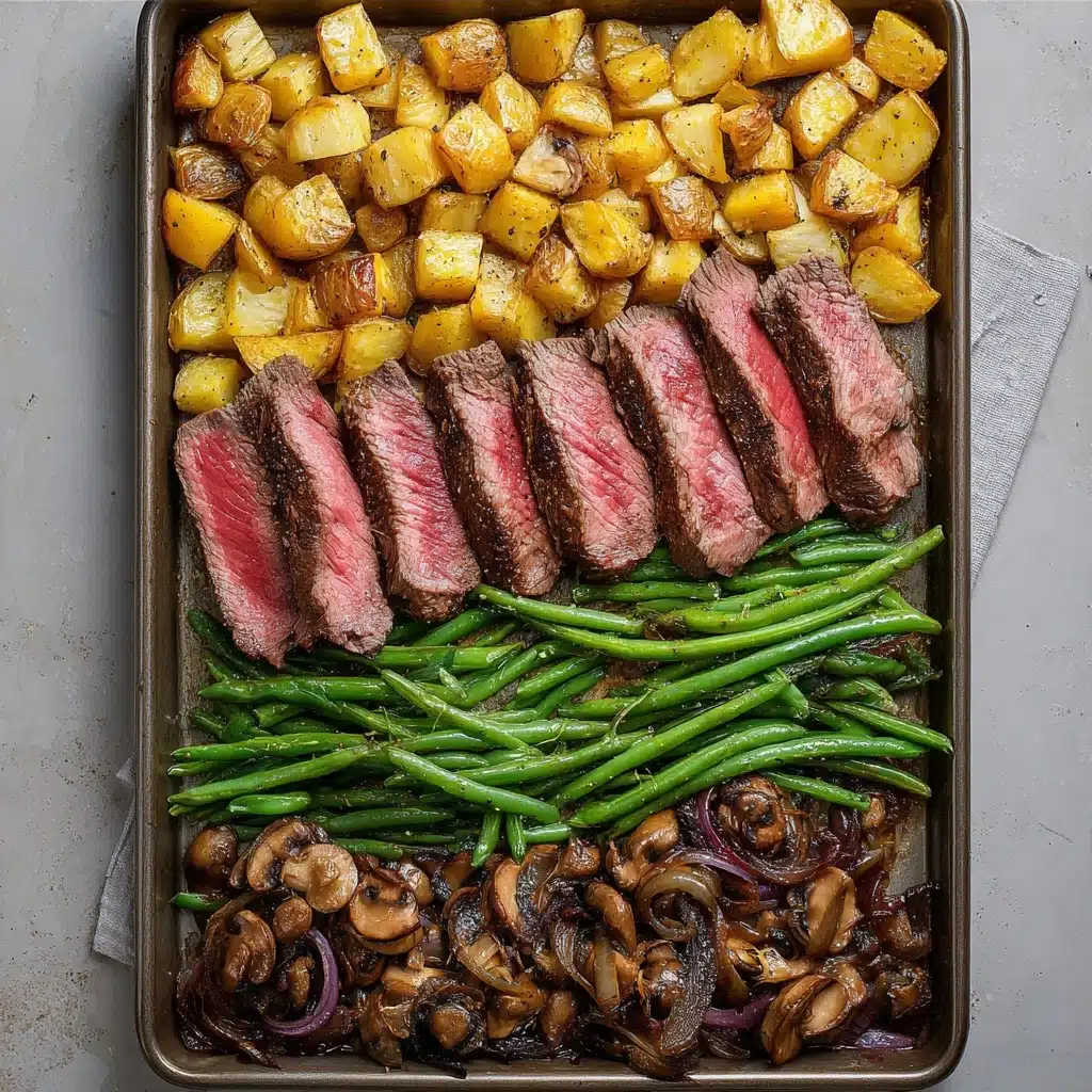 Sheet Pan Steak and Veggies Recipe - Recipe Image