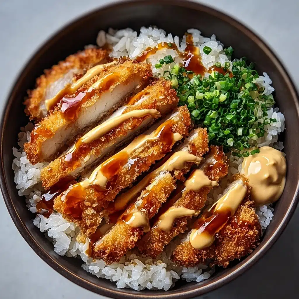 Japanese Katsu Bowls with Tonkatsu Sauce Recipe - Recipe Image