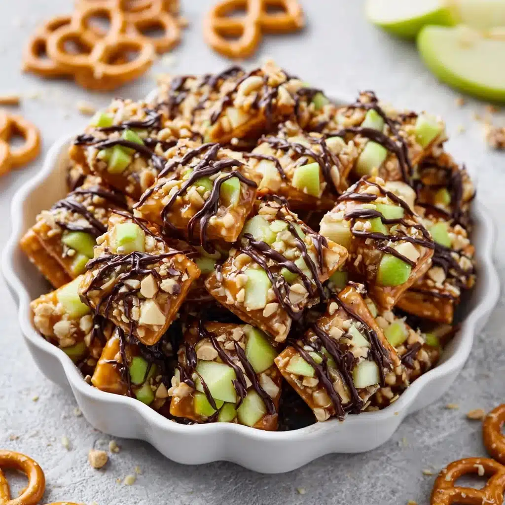 Chocolatey Caramel Apple Pretzel Bites Recipe - Recipe Image