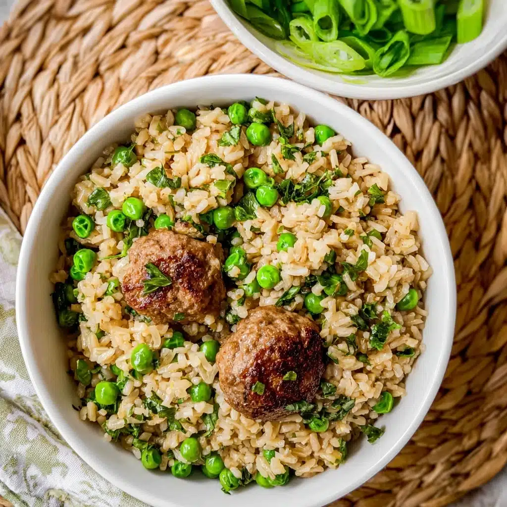 Meatballs and Rice Recipe - Recipe Image