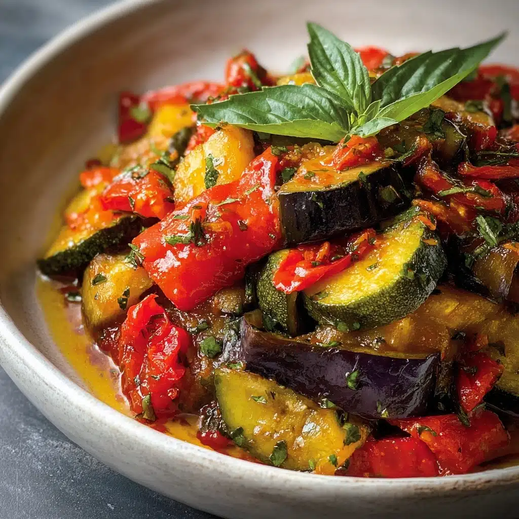 Savory Provençal Baked Ratatouille Recipe - Recipe Image