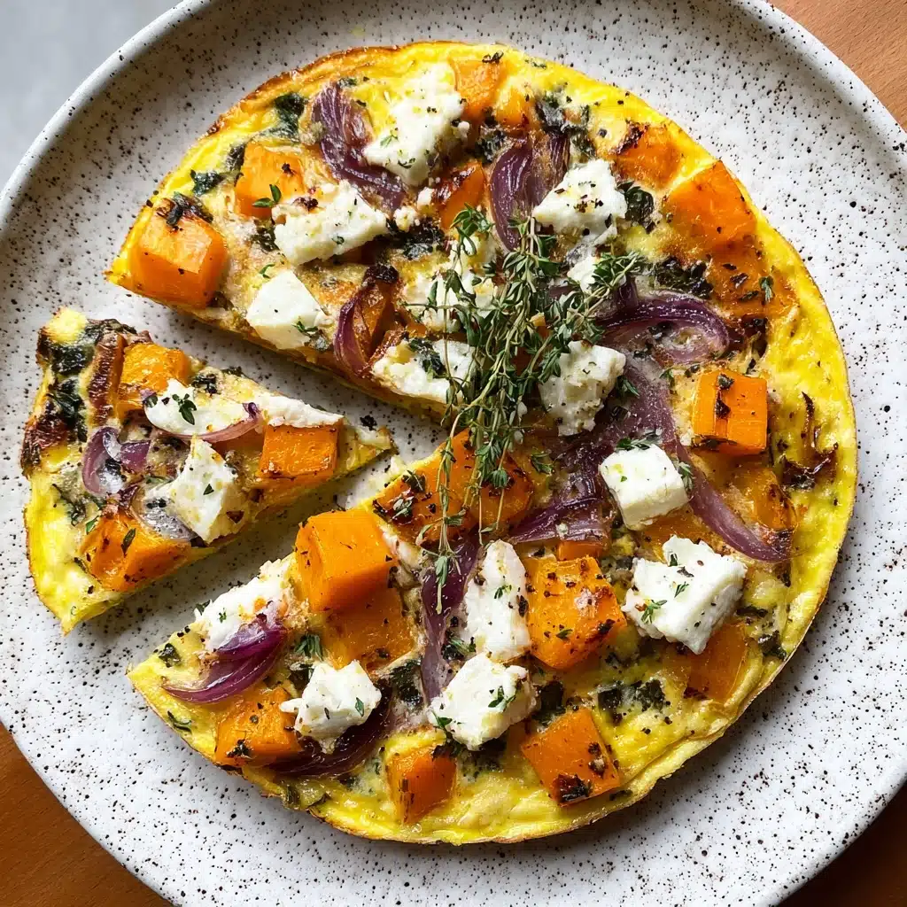 Roast Pumpkin & Fetta Frittata Recipe - Recipe Image