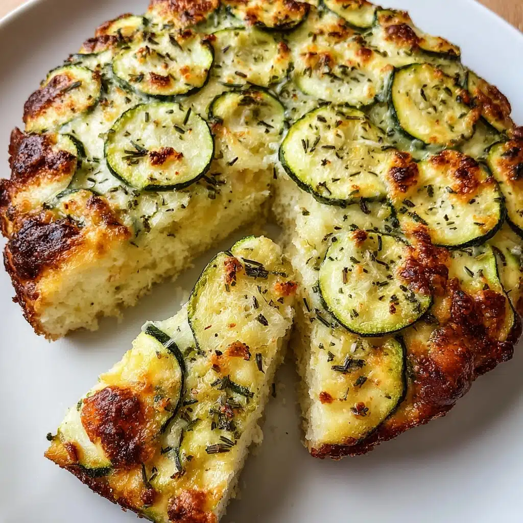 Cheesy Italian Zucchini Pie Recipe - Recipe Image