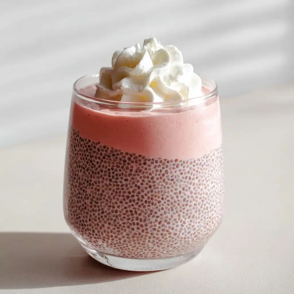 Strawberry Cheesecake Chia Seed Pudding Recipe - Recipe Image