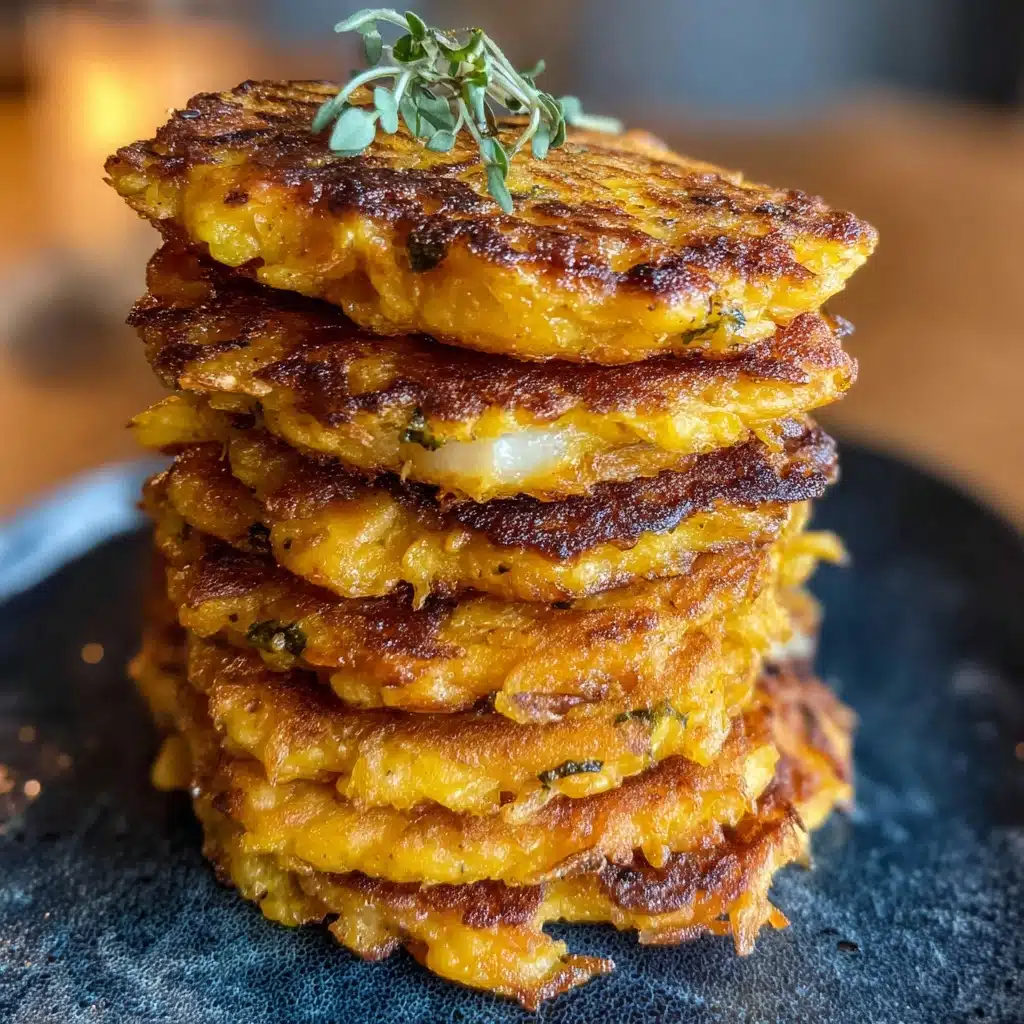 Cheesy Butternut Squash Fritters Recipe