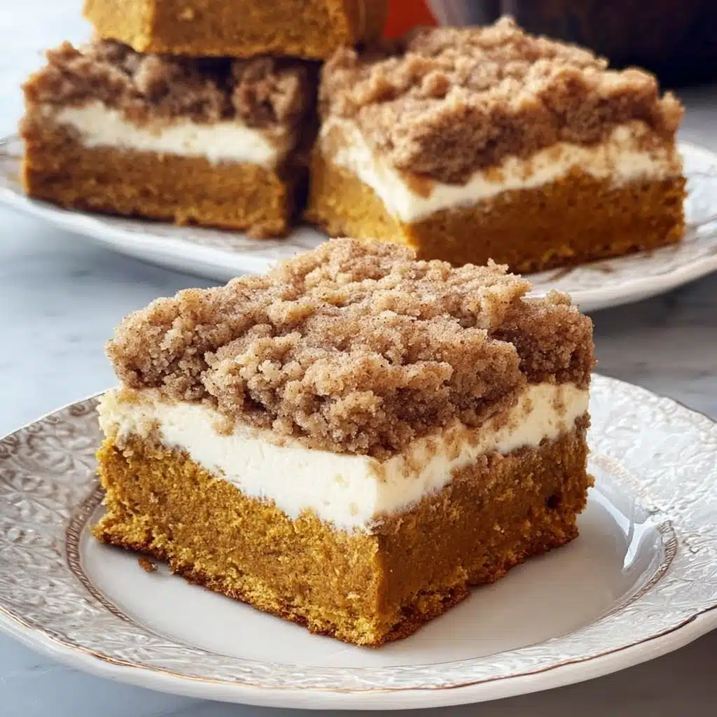 Pumpkin Cake with Cream Cheese and Streusel Topping Recipe - Recipe Image