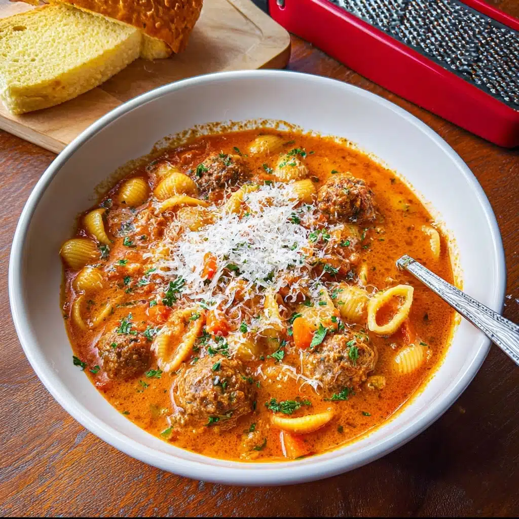Creamy Meatball Soup Recipe - Recipe Image