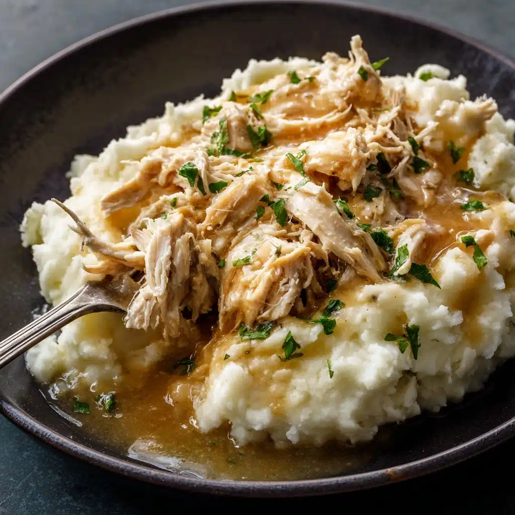 Slow Cooker Chicken and Gravy Recipe - Recipe Image