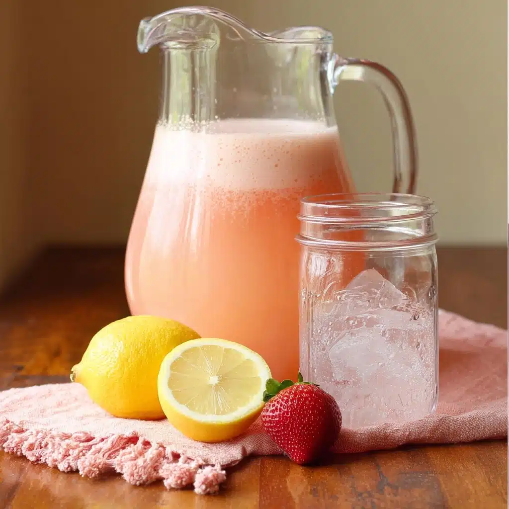 Strawberries & Cream Lemonade Recipe - Recipe Image