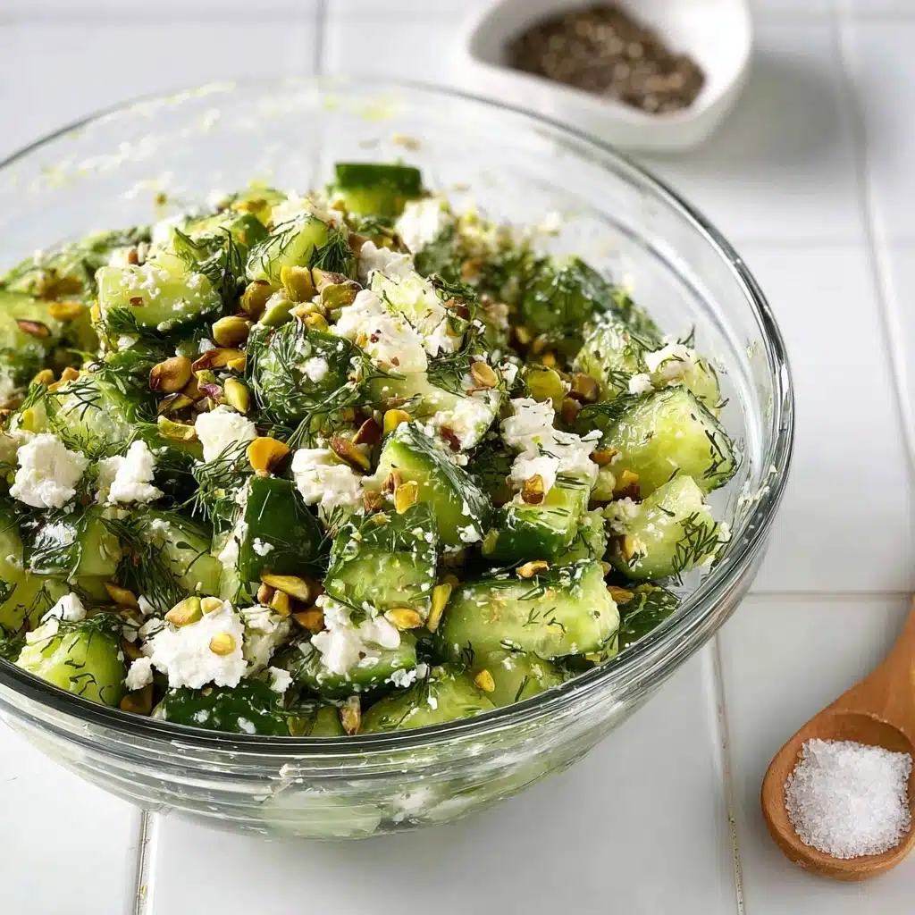 Smashed Cucumber Salad - With Feta and Dill Recipe - Recipe Image