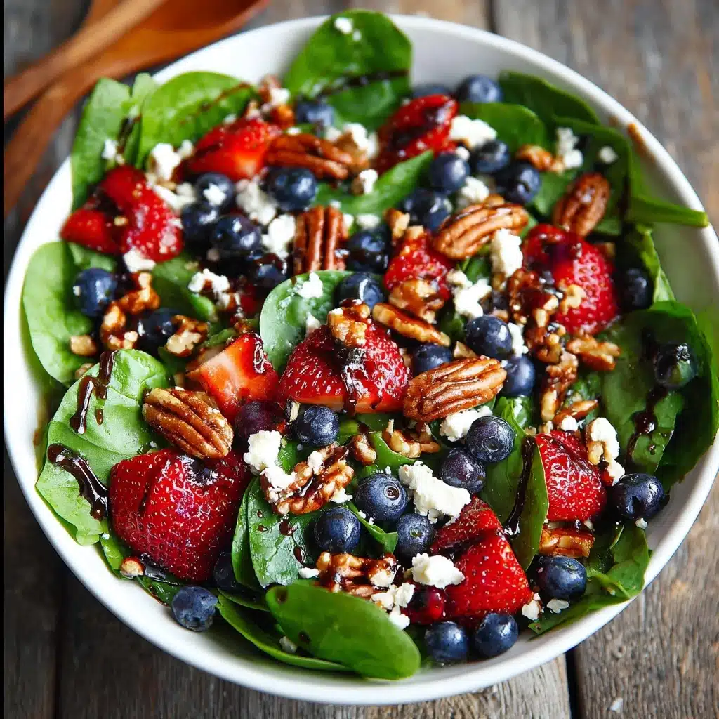 15-Minute Strawberry Spinach Salad Recipe - Recipe Image