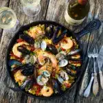 amping Trip-Oregon Coast Campfire Paella Recipe
