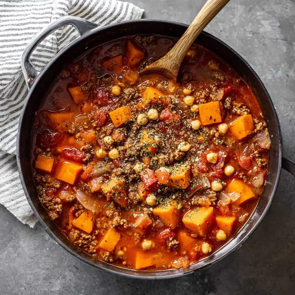 Autumn Butternut Squash and Sweet Potato Soup Recipe - Recipe Image