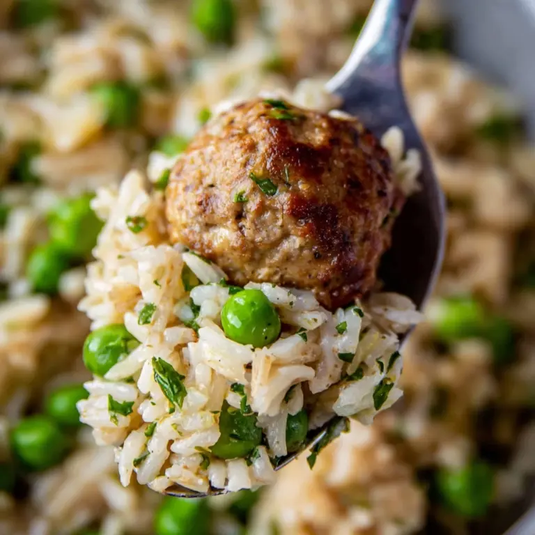 Meatballs and Rice Recipe