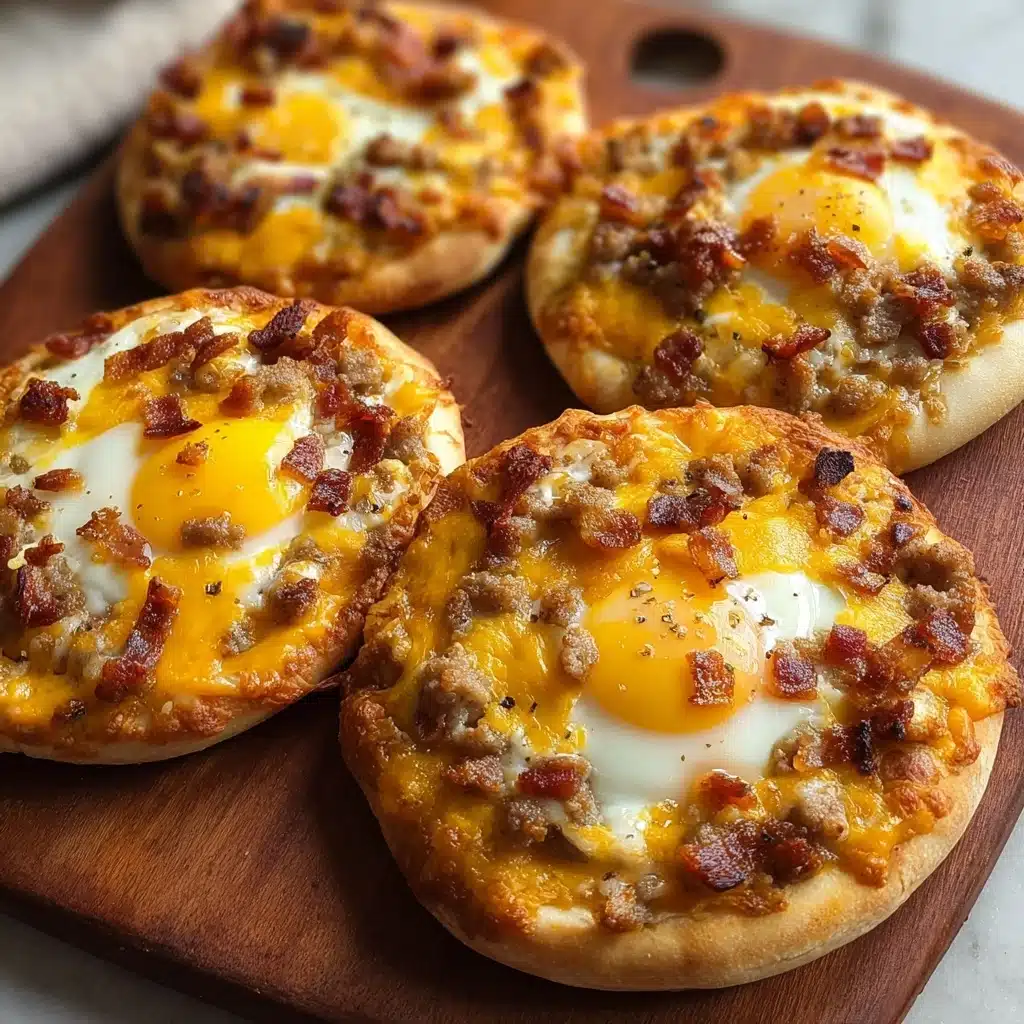 English Muffin Breakfast Pizza Recipe - Recipe Image